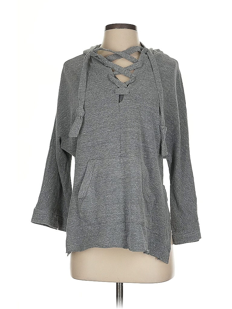 Pre-owned Monrow Pullover Sweater In Gray