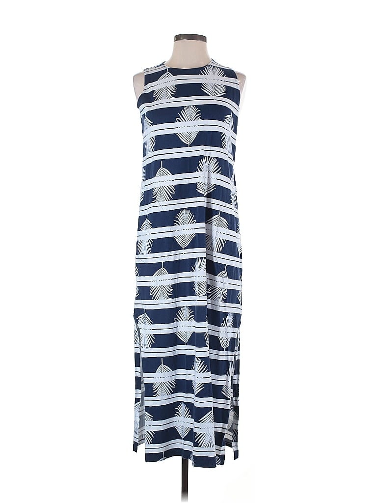 Pre-owned Lands' End Casual Dress In Blue