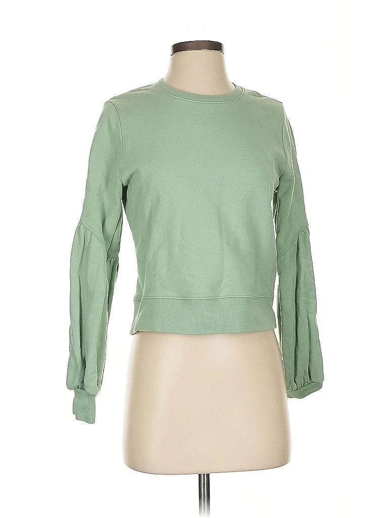 Pre-owned Intermix Sweatshirt In Green