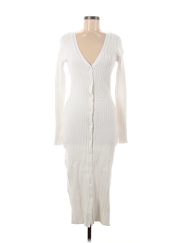 Pre-owned Lita By Ciara Casual Dress In White
