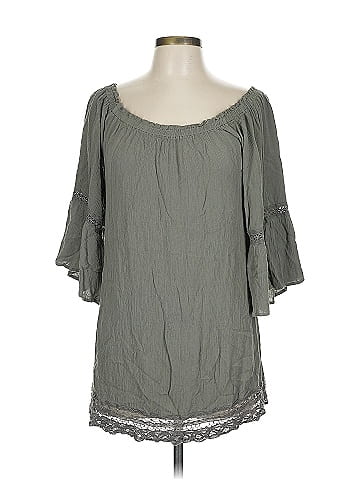 Flying Tomato 3/4 Sleeve Blouse (view 1)