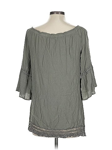 Flying Tomato 3/4 Sleeve Blouse (view 2)