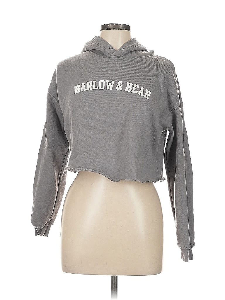 Pre-owned Bella+canvas Pullover Hoodie In Gray