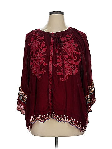 Johnny Was 3/4 Sleeve Blouse (view 1)