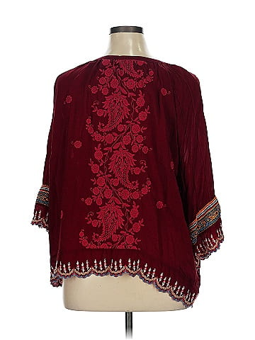 Johnny Was 3/4 Sleeve Blouse (view 2)
