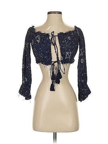 Majorelle 3/4 Sleeve Blouse (view 1)