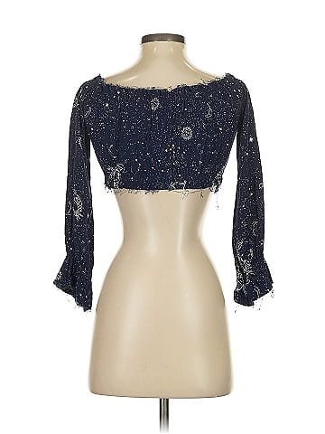 Majorelle 3/4 Sleeve Blouse (view 2)