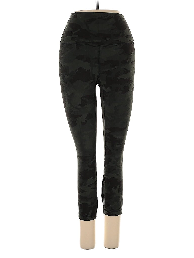 Pre-owned Lululemon Athletica Active Pants In Green