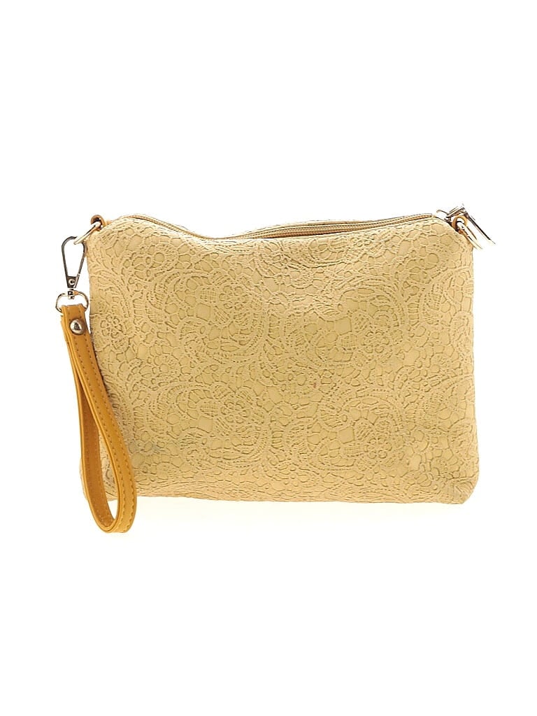 Pre-owned Assorted Brands Wristlet In Yellow