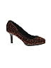 Etienne Aigner Animal Print Brown Heels Size 8 1/2 - photo 1