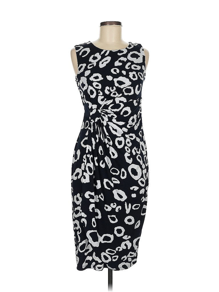 En Focus Studio Graphic Black Casual Dress Size 8 - photo 1