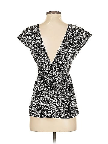 Alisha Levine Short Sleeve Silk Top (view 2)