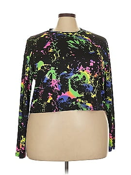 Shein Curve Long Sleeve T-Shirt (view 1)