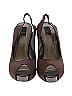 Glint Burgundy Brown Heels Size 9 1/2 - photo 2