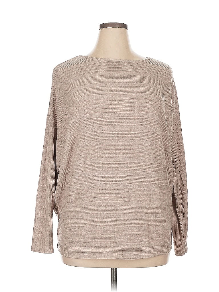 Pre-owned Simply Vera Vera Wang Pullover Sweater In Brown