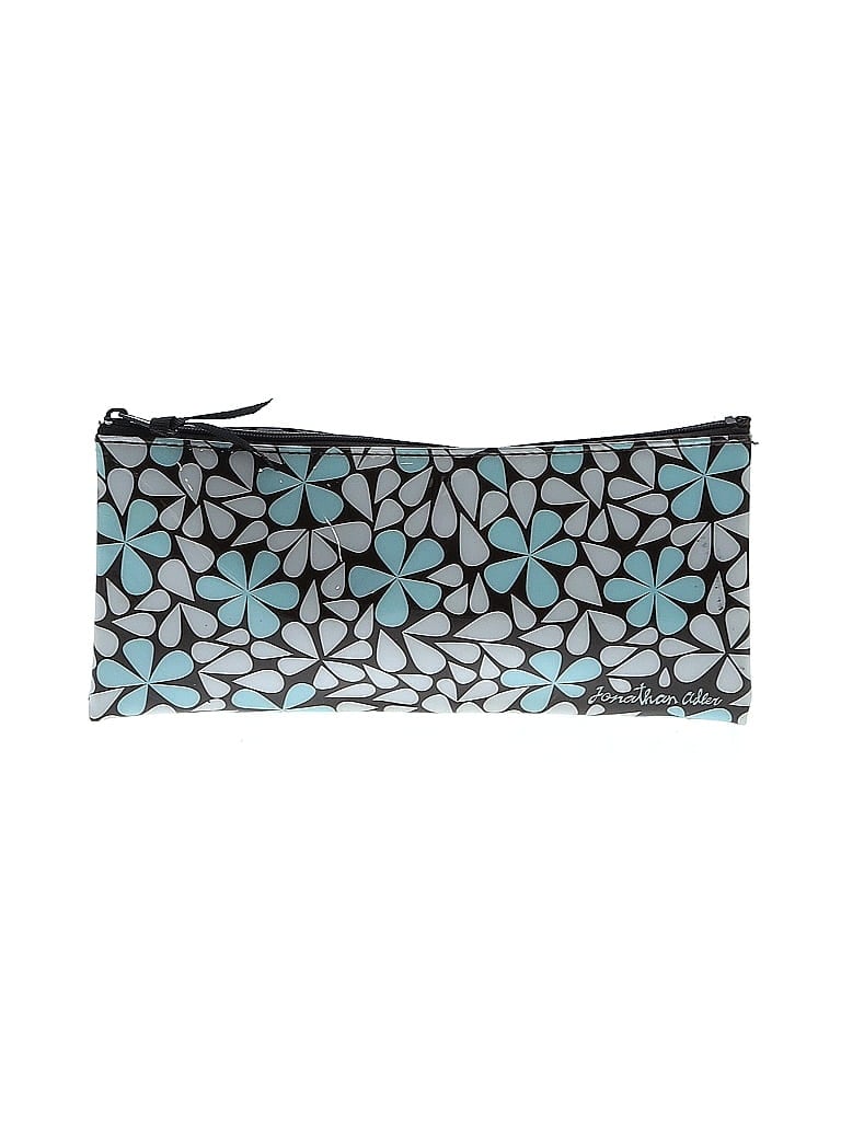 Jonathan Adler Floral Teal Brown Makeup Bag One size - photo 1