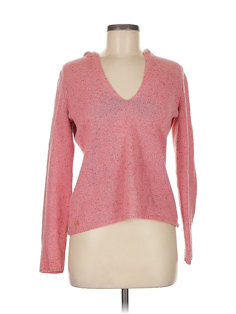 Pre-owned Daisy Fuentes Pullover Sweater In Pink
