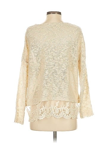 Woven Heart Pullover Sweater (view 2)