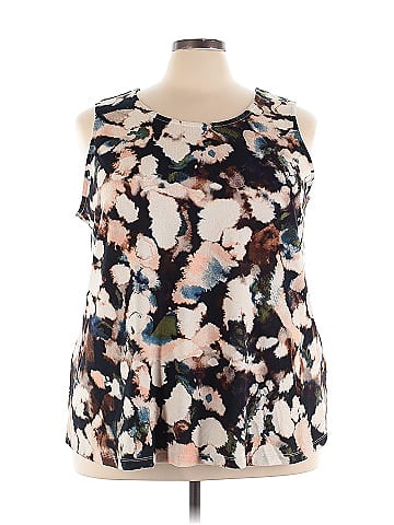 Nina Leonard Sleeveless Blouse (view 1)