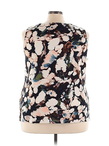 Nina Leonard Sleeveless Blouse (view 2)