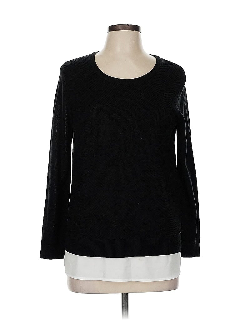 Pre-owned Calvin Klein Pullover Sweater In Black