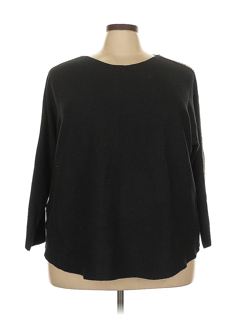 Click to view more detailed imagery on our partner's website Pre-owned Liv Milano Pullover Sweater In Black