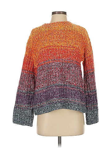 Hem & Thread Pullover Sweater (view 1)