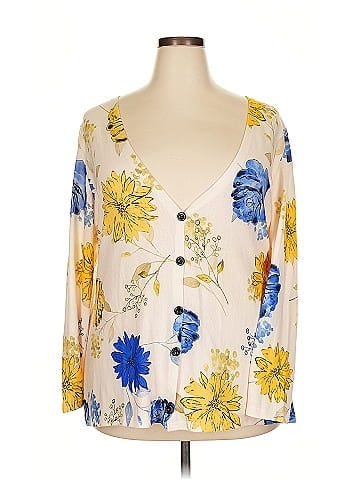Lily by Firmiana 3/4 Sleeve Henley (view 1)