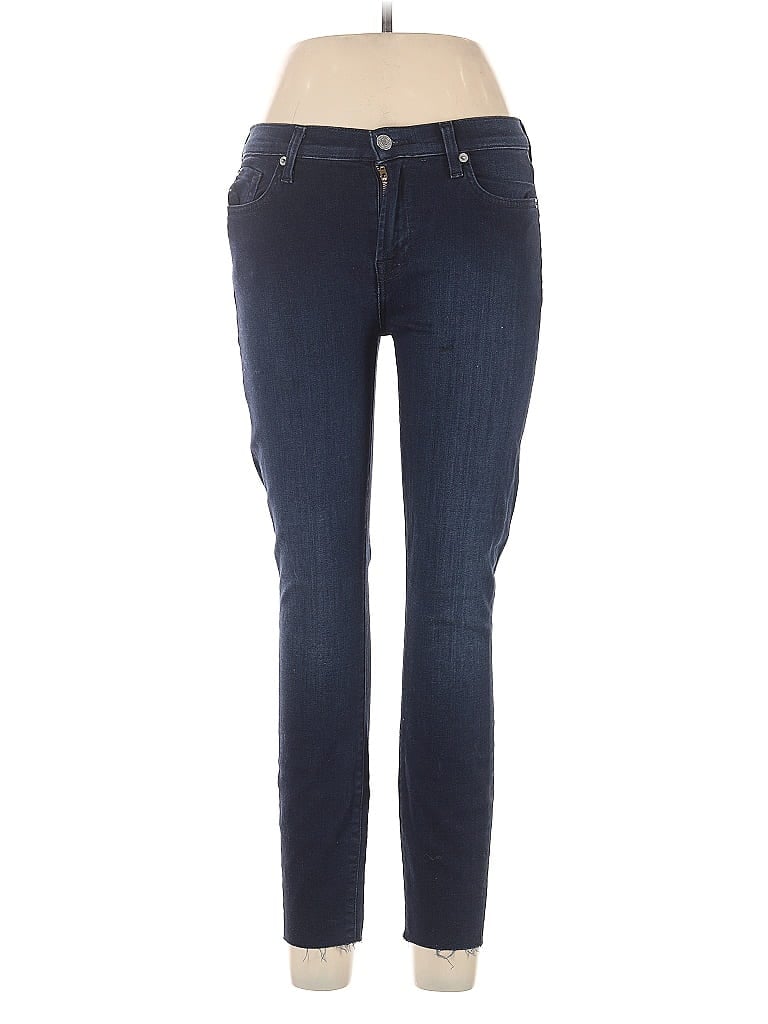 Pre-owned 7 For All Mankind Jeans In Blue