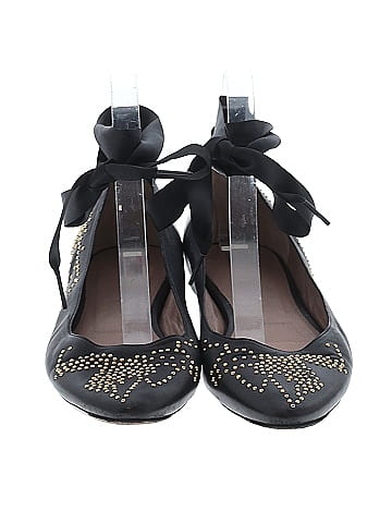Chloé Leather Stud Flats (view 2)