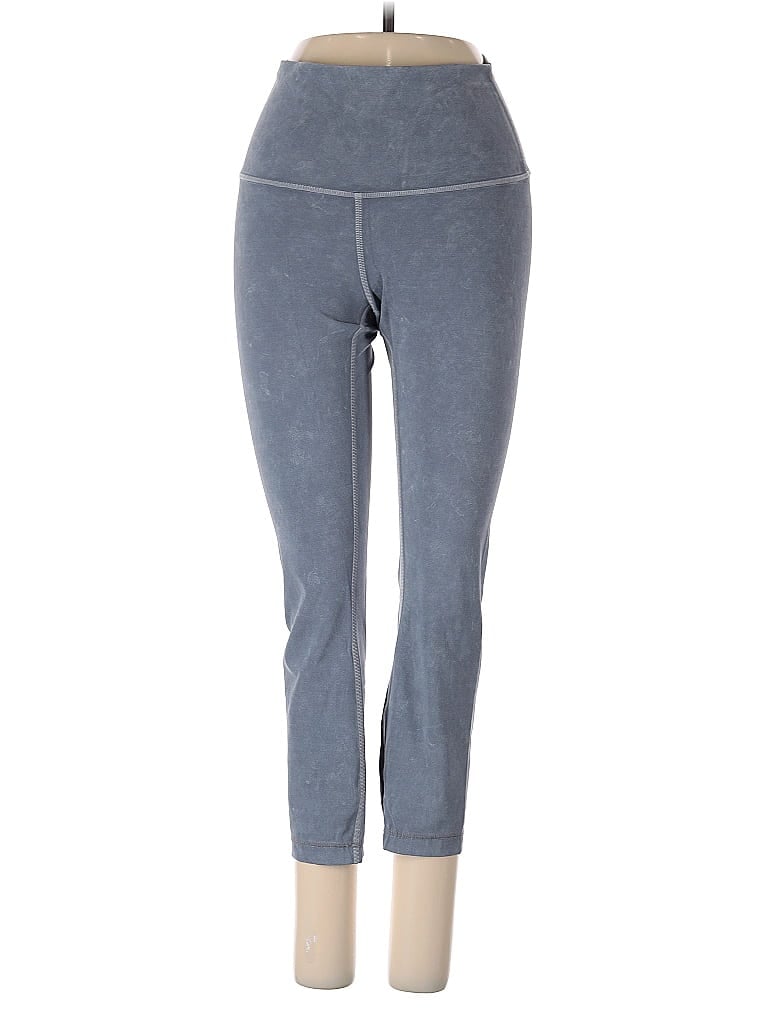 Pre-owned Lululemon Athletica Active Pants In Blue