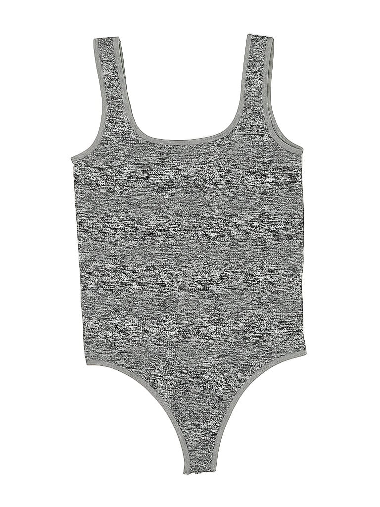 Pre-owned Colsie Bodysuit In Gray