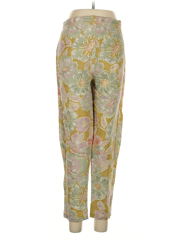 Pre-owned Unbranded Casual Pants In Yellow