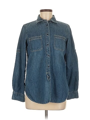 Lauren Jeans Co. Long Sleeve Button-Down Shirt (view 1)