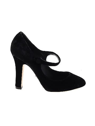 Dolce & Gabbana Velvet Mary Jane Pumps (view 1)