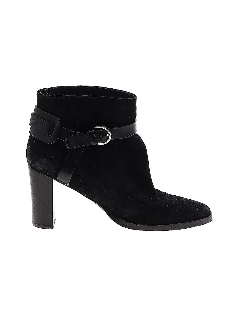 Jimmy Choo 100% Suede Black Suede Ankle Boots Size EU 39 - photo 1