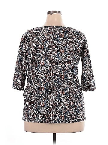 Jessica London 3/4 Sleeve Blouse (view 2)
