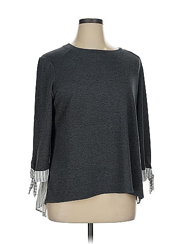 AB Studio 3/4 Sleeve Top (view 1)