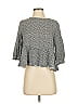 Cooperative 100% Rayon Gray 3/4 Sleeve Top Size S - photo 1