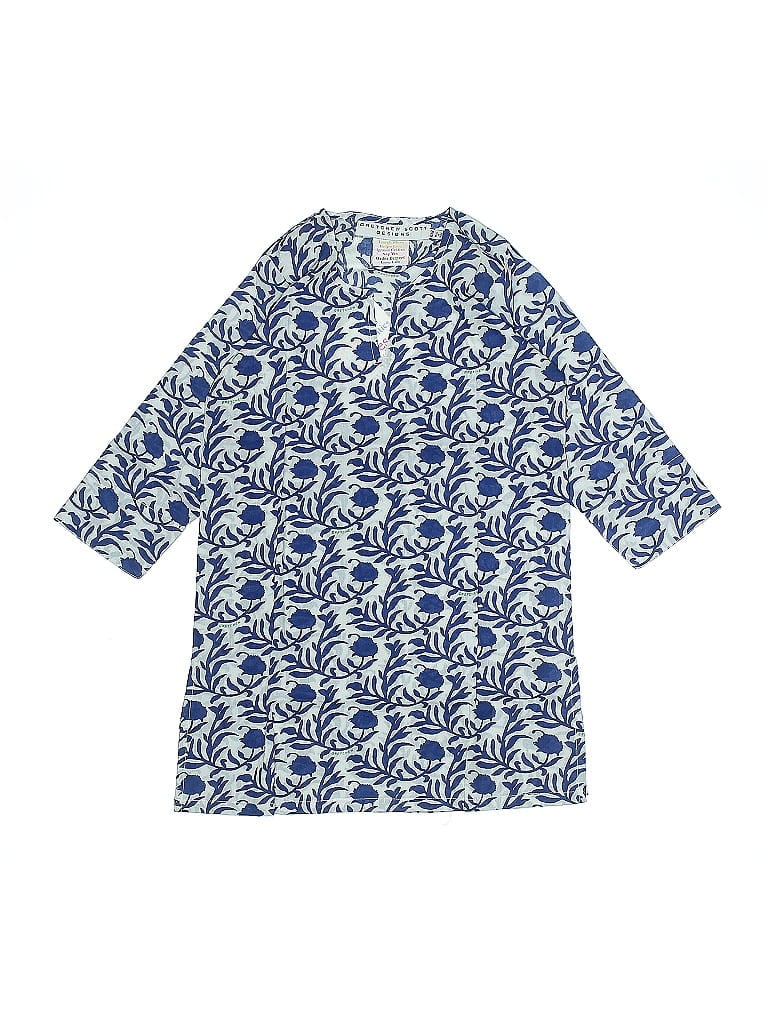 Gretchen Scott Designs 100% Cotton Blue Kimono Size 6 (big kids) - photo 1