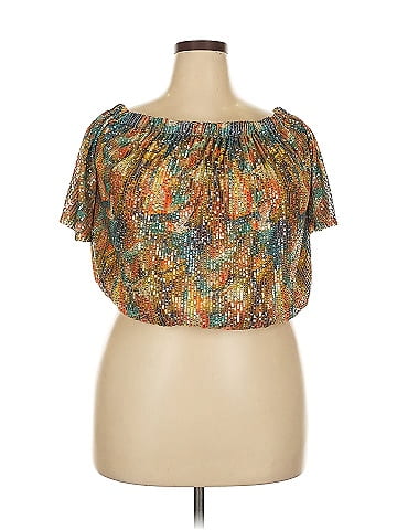 Ashley Stewart Short Sleeve Blouse (view 1)