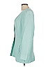 Mystree 100% Cotton Teal Ivory Blazer Size M - photo 5