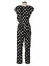 Corey Lynn Calter 100% Viscose Polka Dots Black Jumpsuit Size S - photo 2