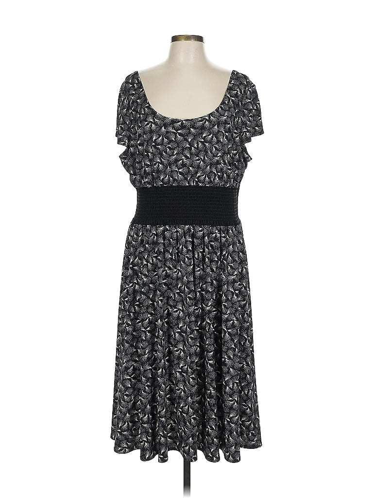 Pre-owned Coldwater Creek Casual Dress In Black