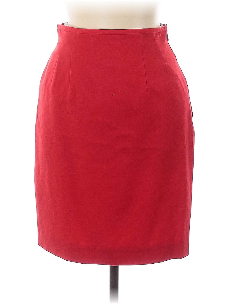 Pre-owned Preston & York Formal Skirt In Red