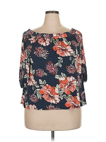 Loveappella 3/4 Sleeve Blouse (view 1)