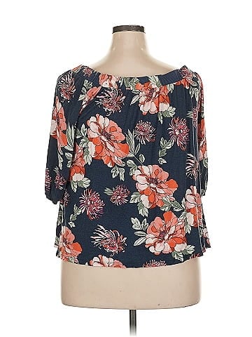 Loveappella 3/4 Sleeve Blouse (view 2)