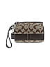 Coach Gray Brown Leather Wristlet One size - photo 1