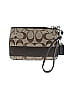 Coach Gray Brown Leather Wristlet One size - photo 2