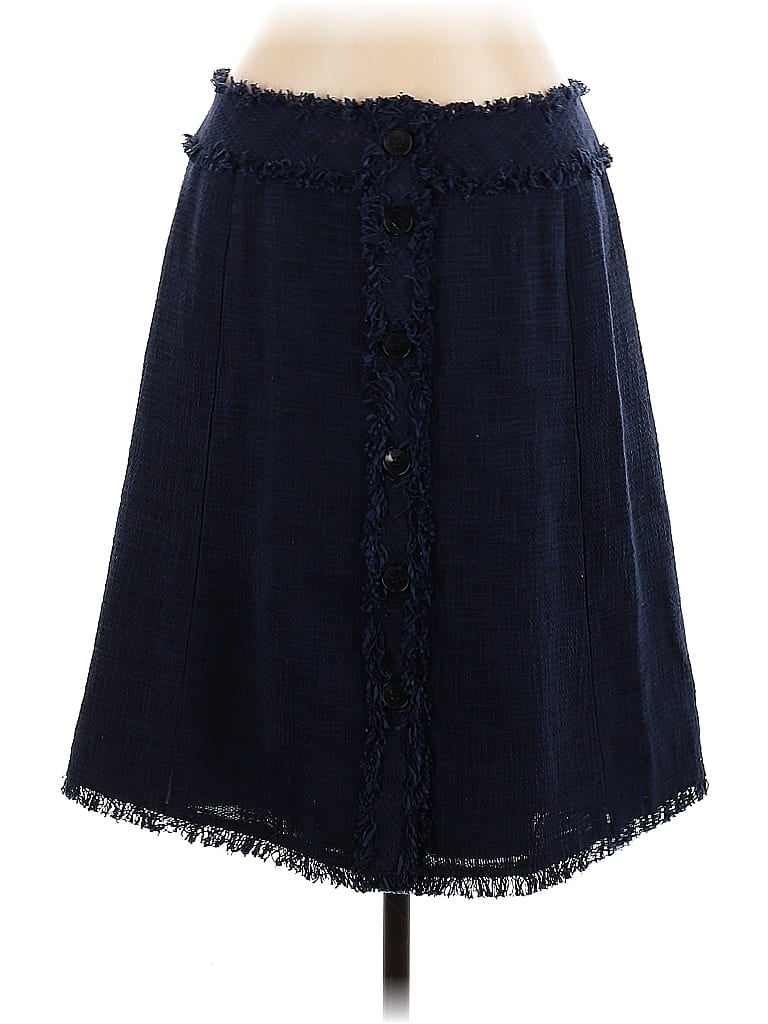 Lafayette 148 New York Blue Denim Skirt Size 12 - photo 1